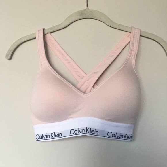 calvin klein padded sports bra